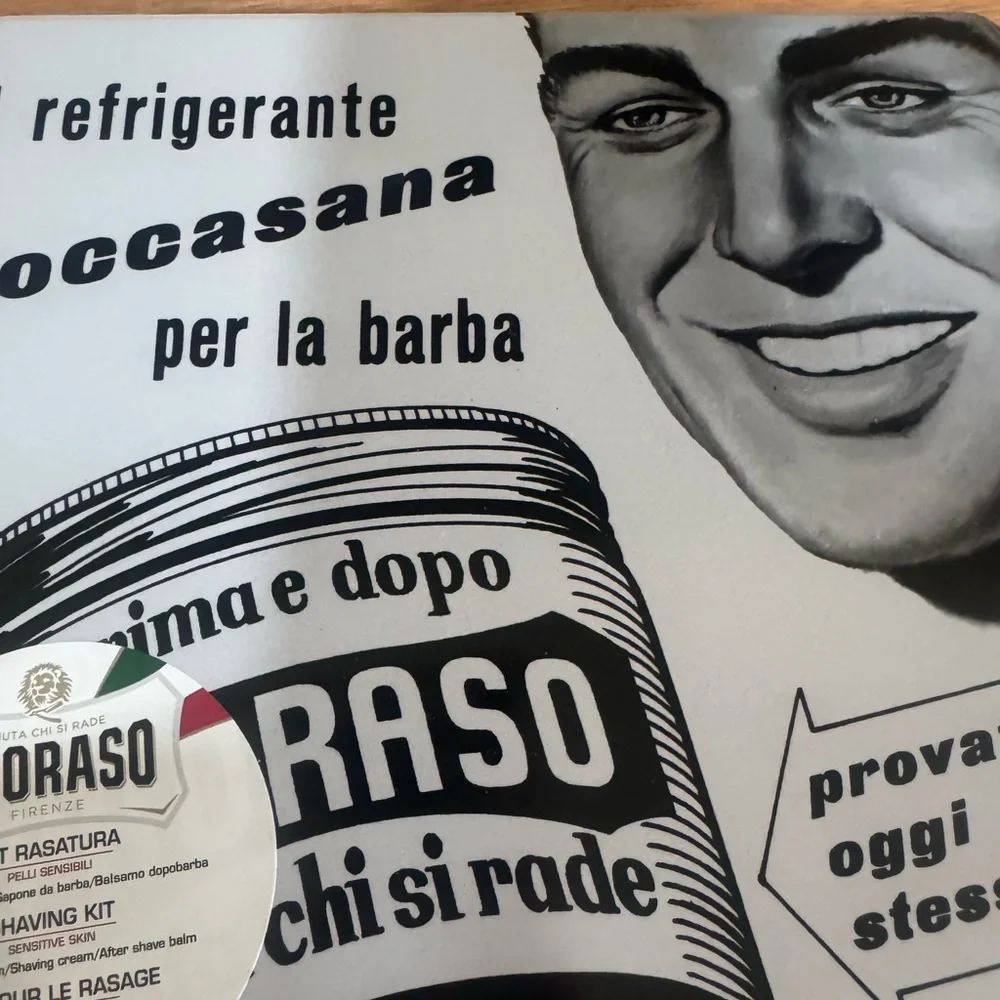 PRORASO Vintage Toccasana sensitive skin shaving Tin Gift set Set 3Pc